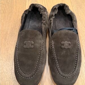 Celine Adam Loafer in Suede Calfskin